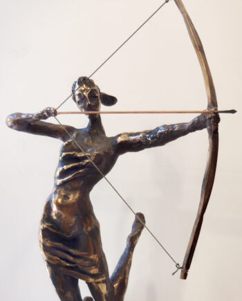 taunokangro, woman, bow, estonisnsculpture, woman, arrows, pose, nude