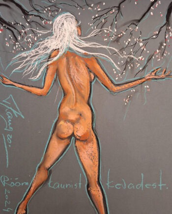 Tauno Kango, Estonian artist, nude