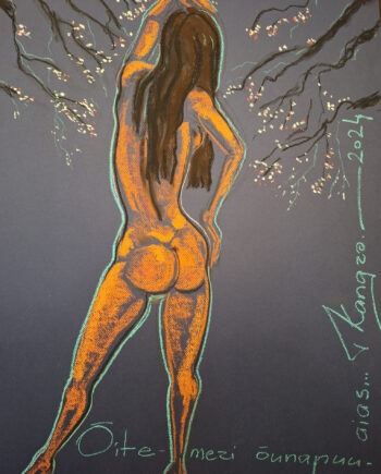 Tauno Kangro, Estonian artist, nude, woman