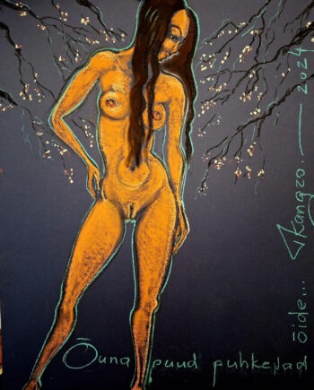 Tauno Kangro, estonian artist, nude, woman