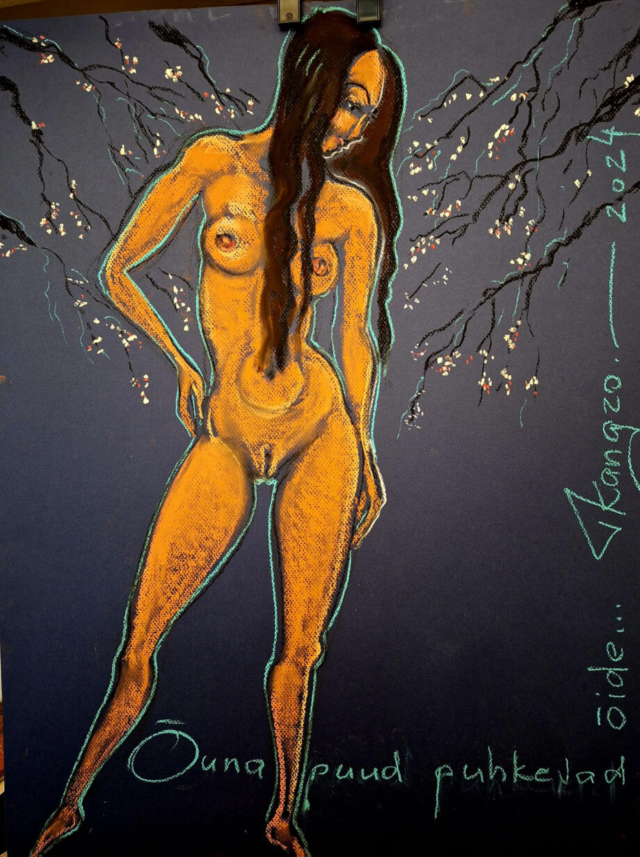 Tauno Kangro, estonian artist, nude, woman